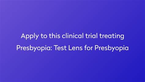 lv presbyopia|presbyopia clinical trials.